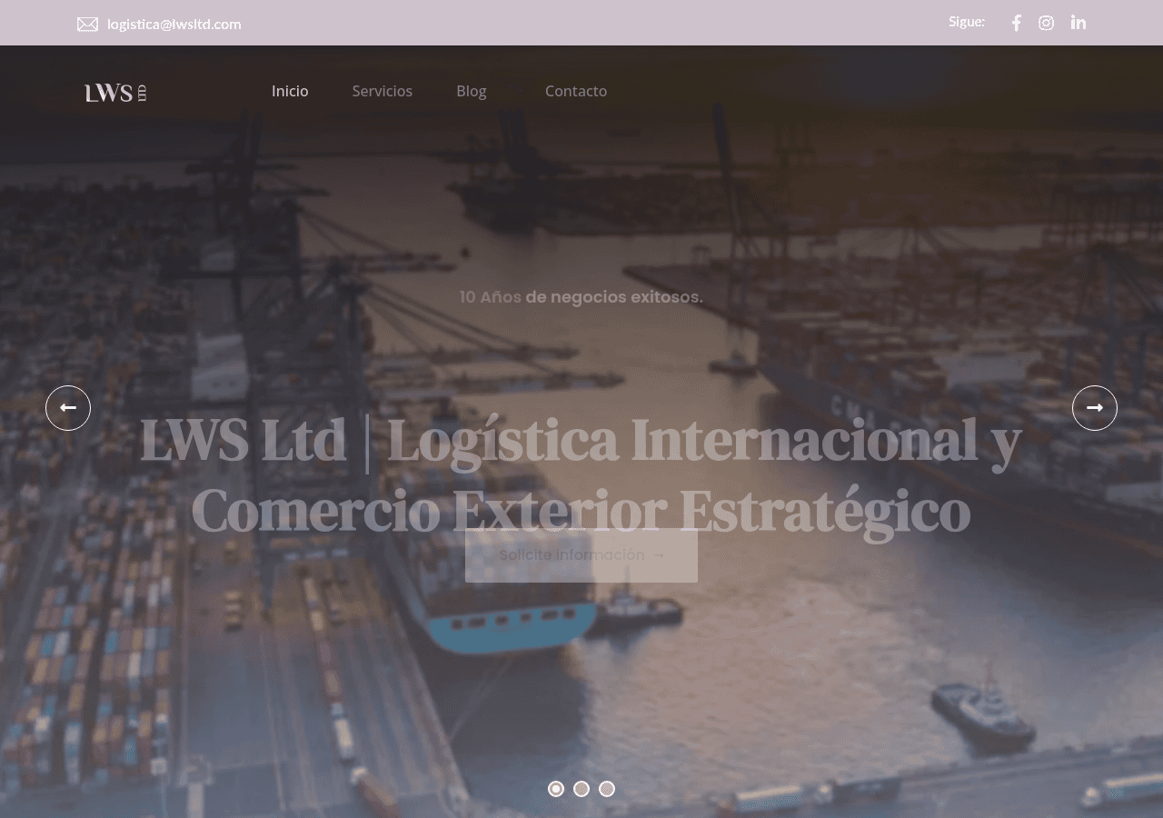 Screenshot of lwsltd.com