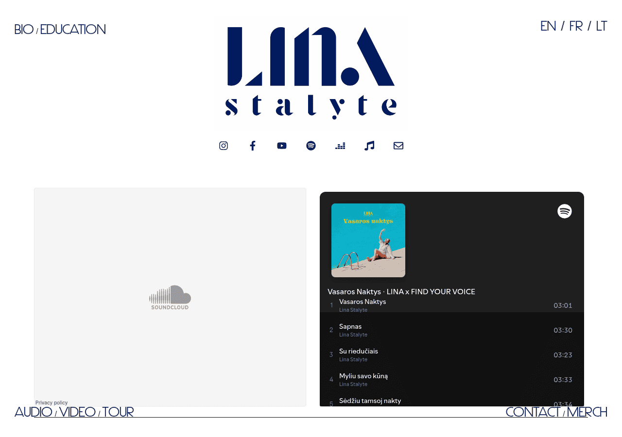Screenshot of lina-stalyte.com