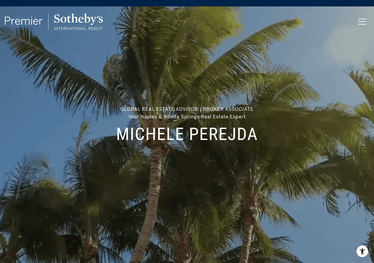 Screenshot of micheleperejda.com