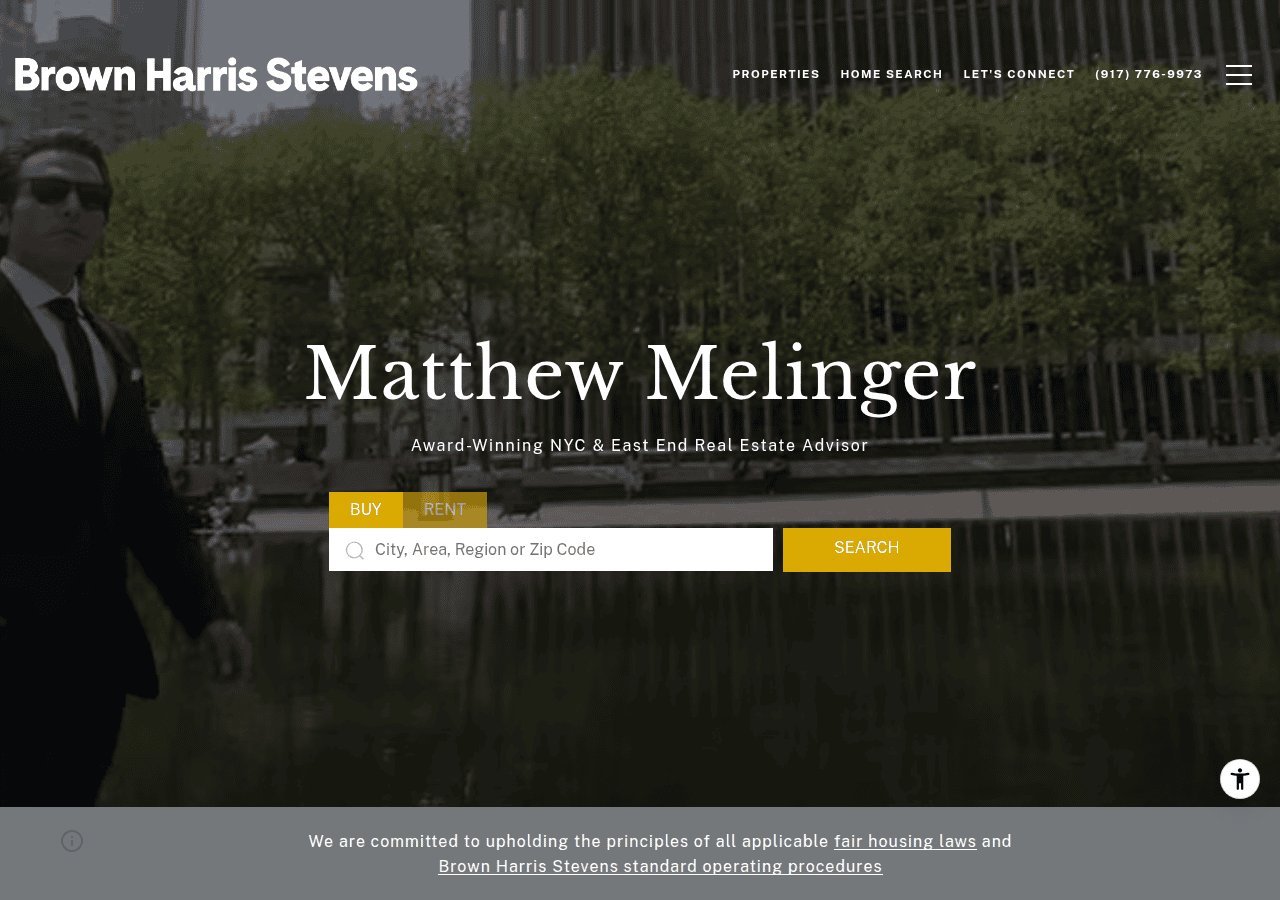 Screenshot of matthewmelinger.com
