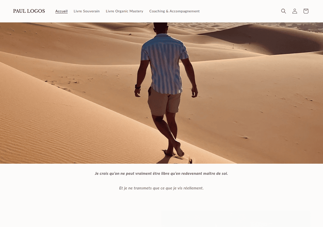 Screenshot of paullogos.fr