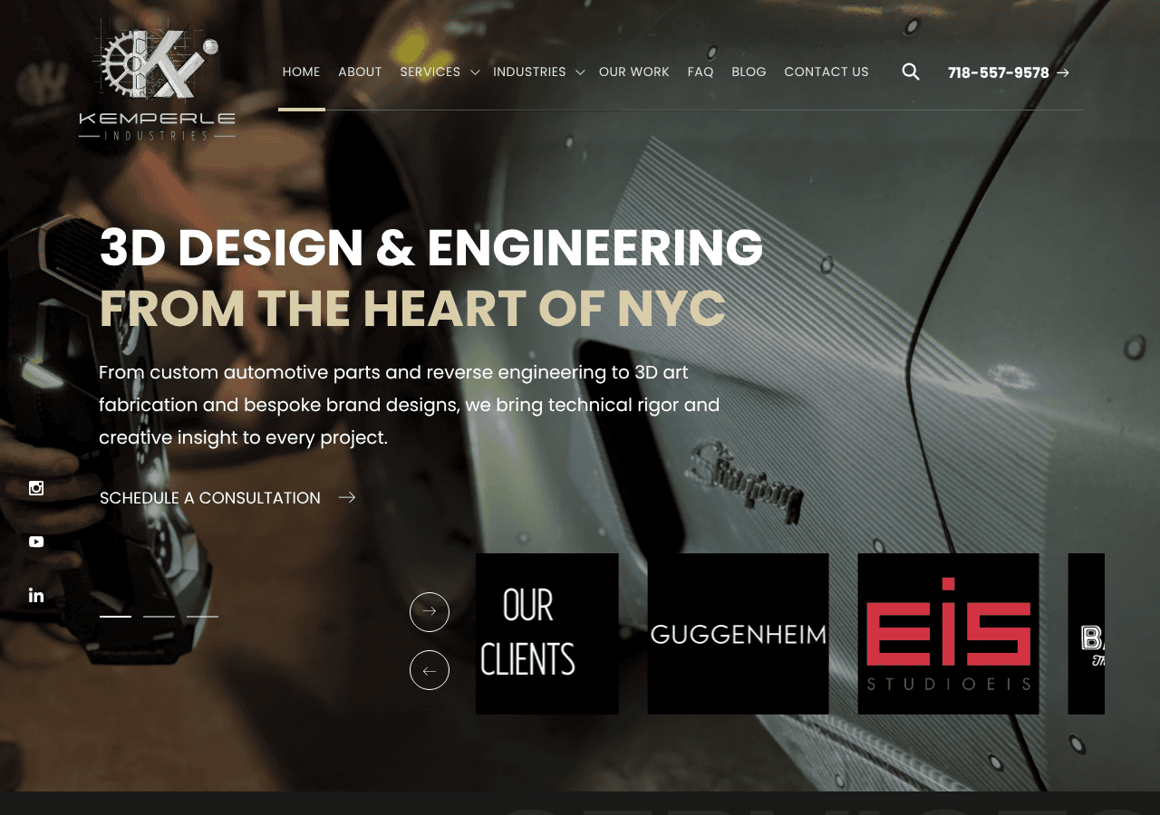 Screenshot of kemperleindustries.com