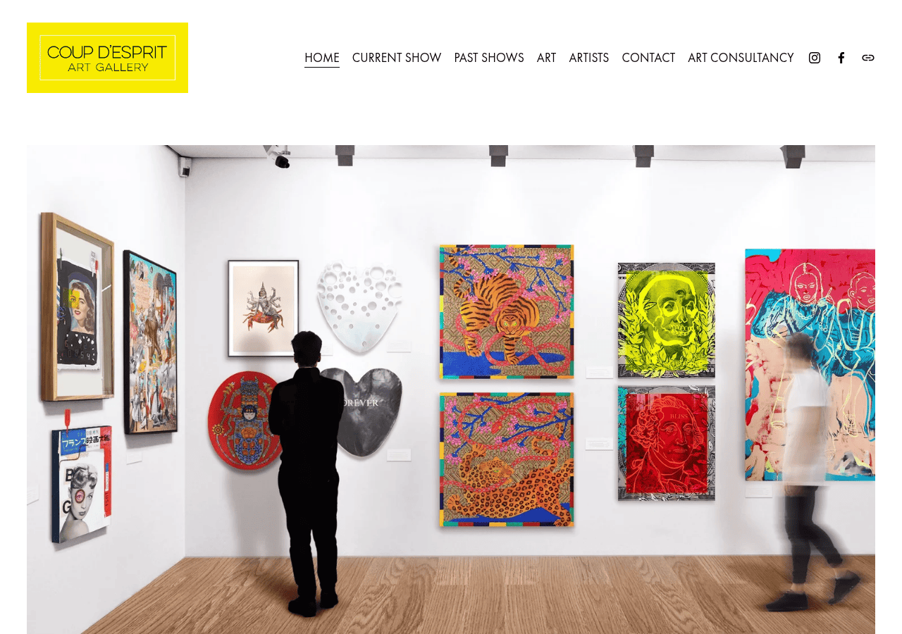 Screenshot of coupdesprit.art