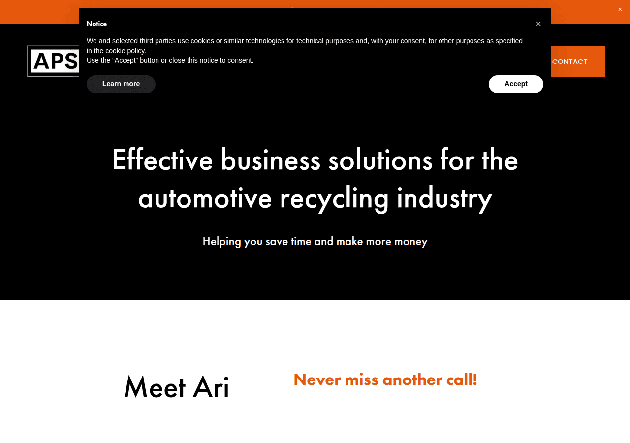Screenshot of autopartneredsolutions.com