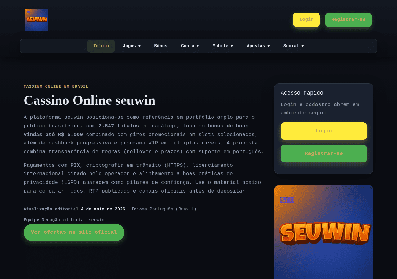 Screenshot of seuwin64.com