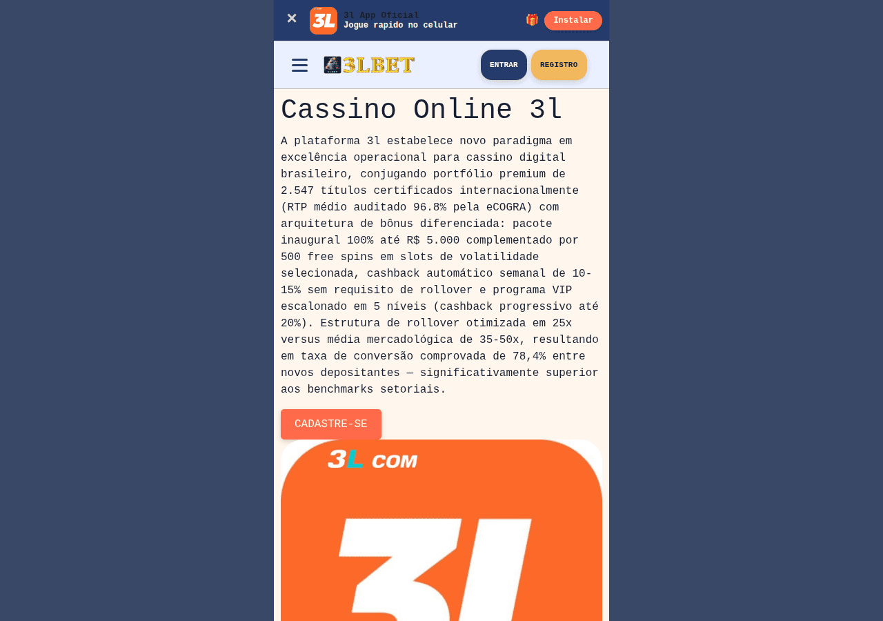 Screenshot of 3l3g.com