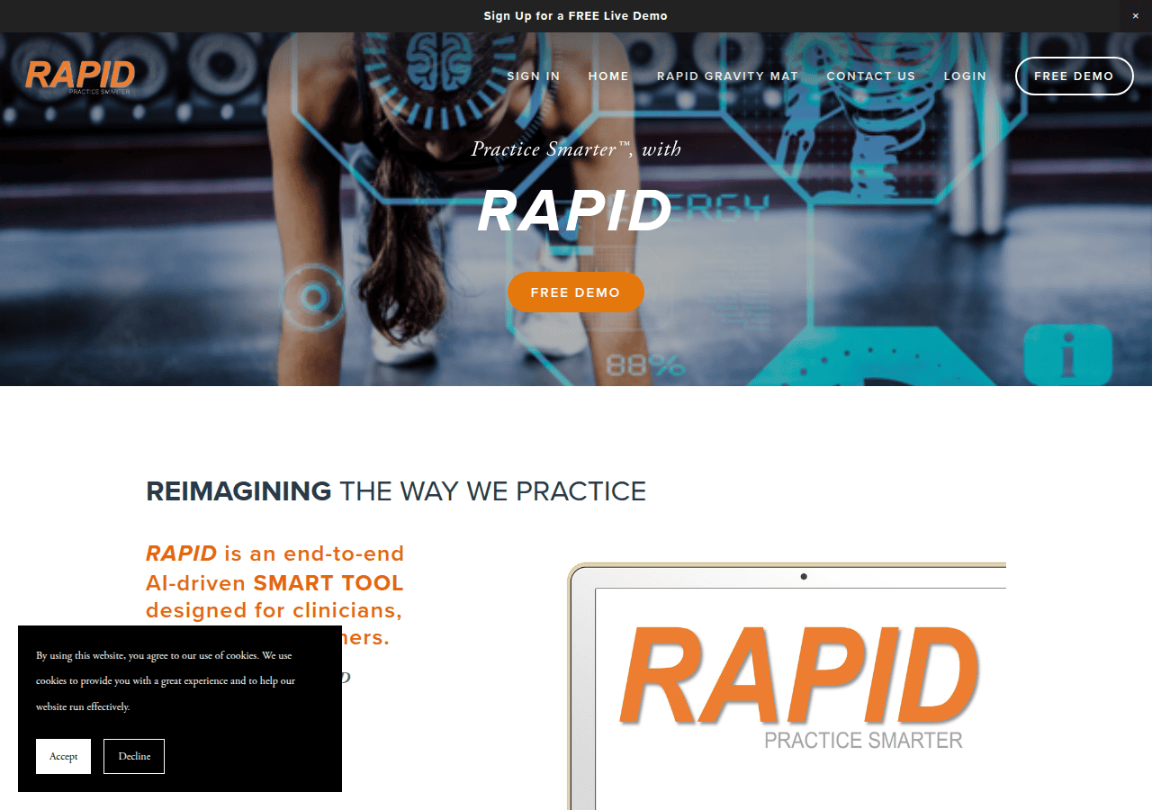 Screenshot of rapidtechsoftware.com