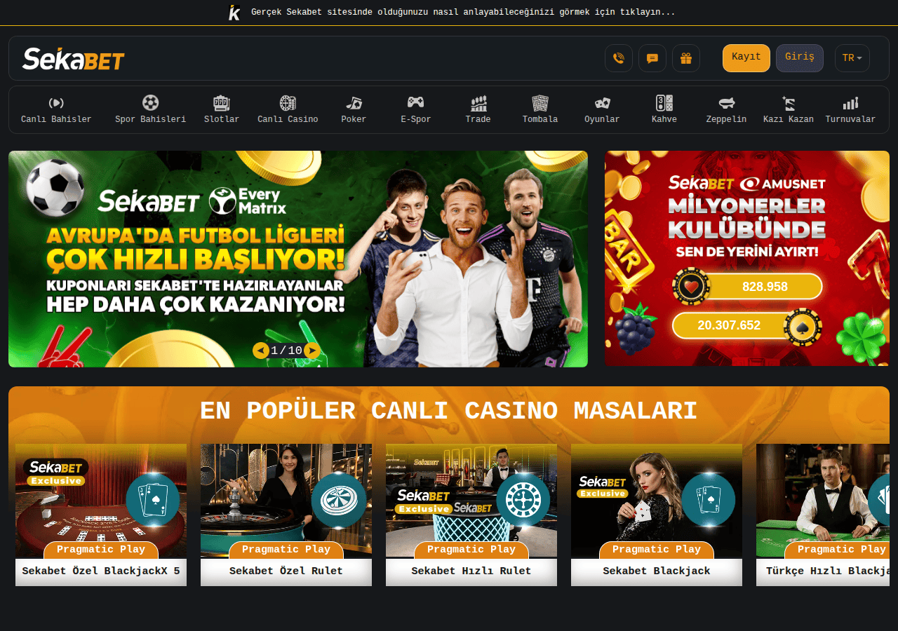 Screenshot of sekabets2030.com