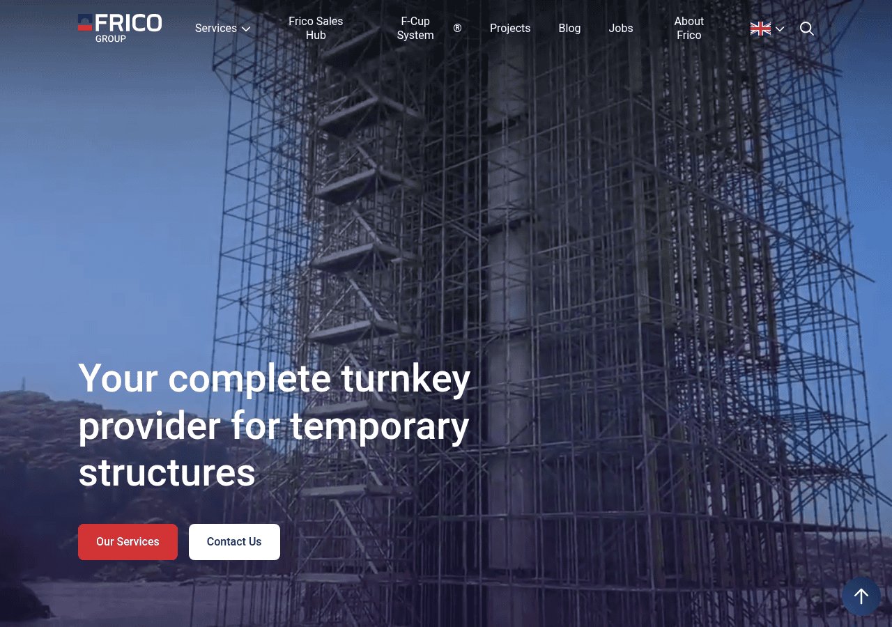 Screenshot of fricogroup.com
