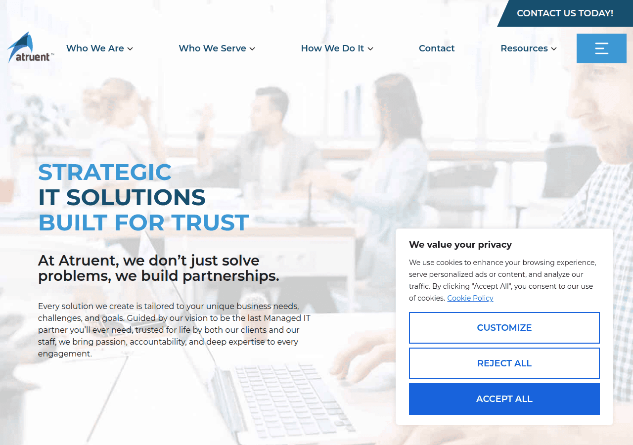 Screenshot of atruent.com