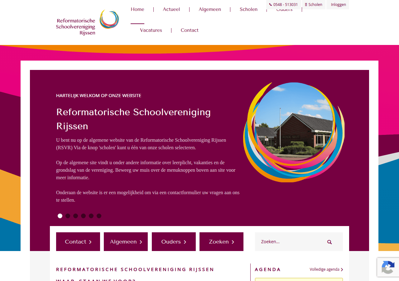 Screenshot of rsvr.nl