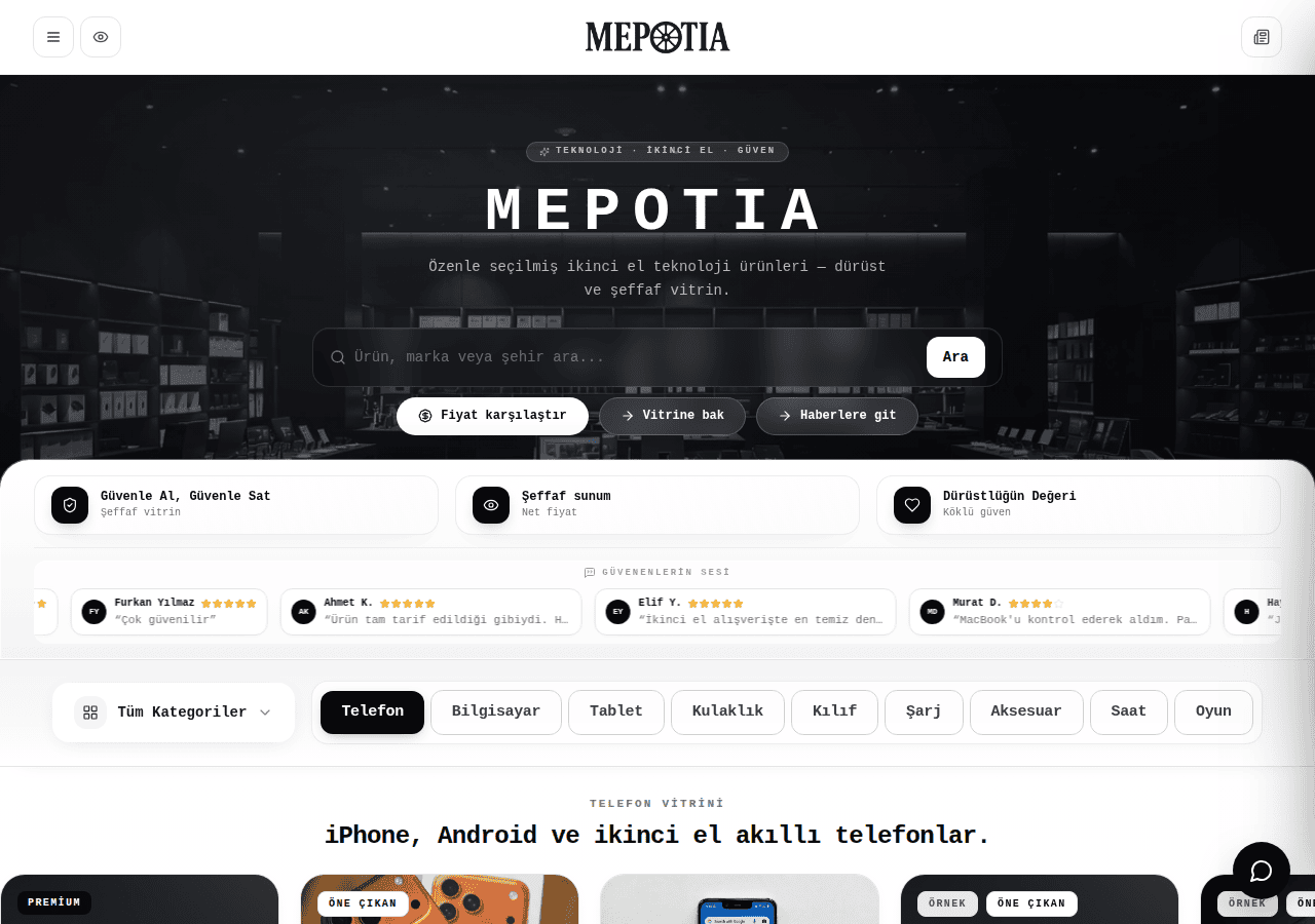 Screenshot of mepotia.com