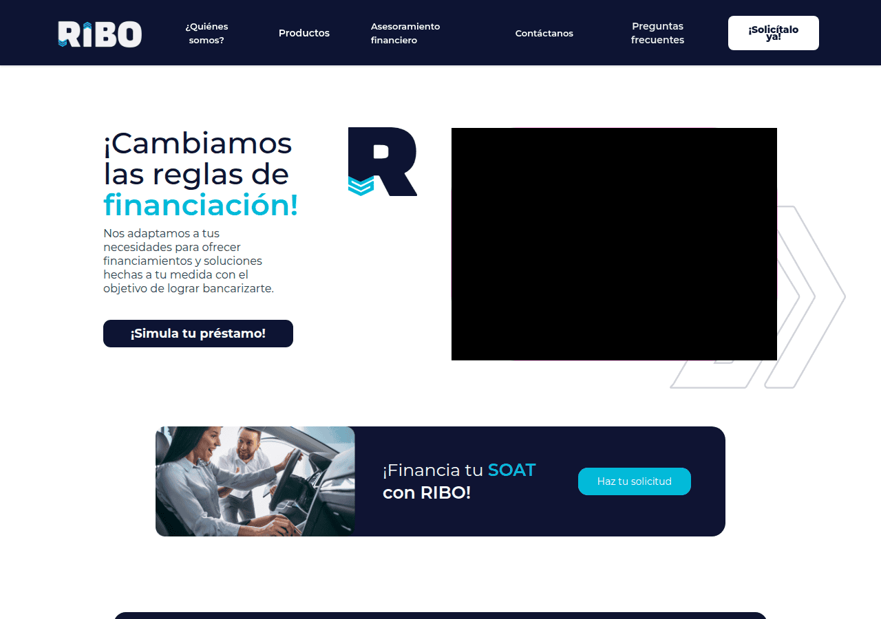 Screenshot of ribo.pe