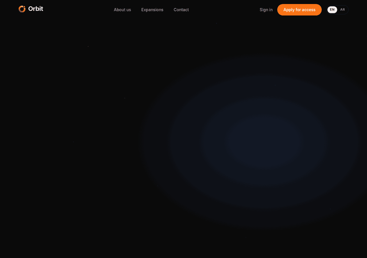 Screenshot of orbit-om.com
