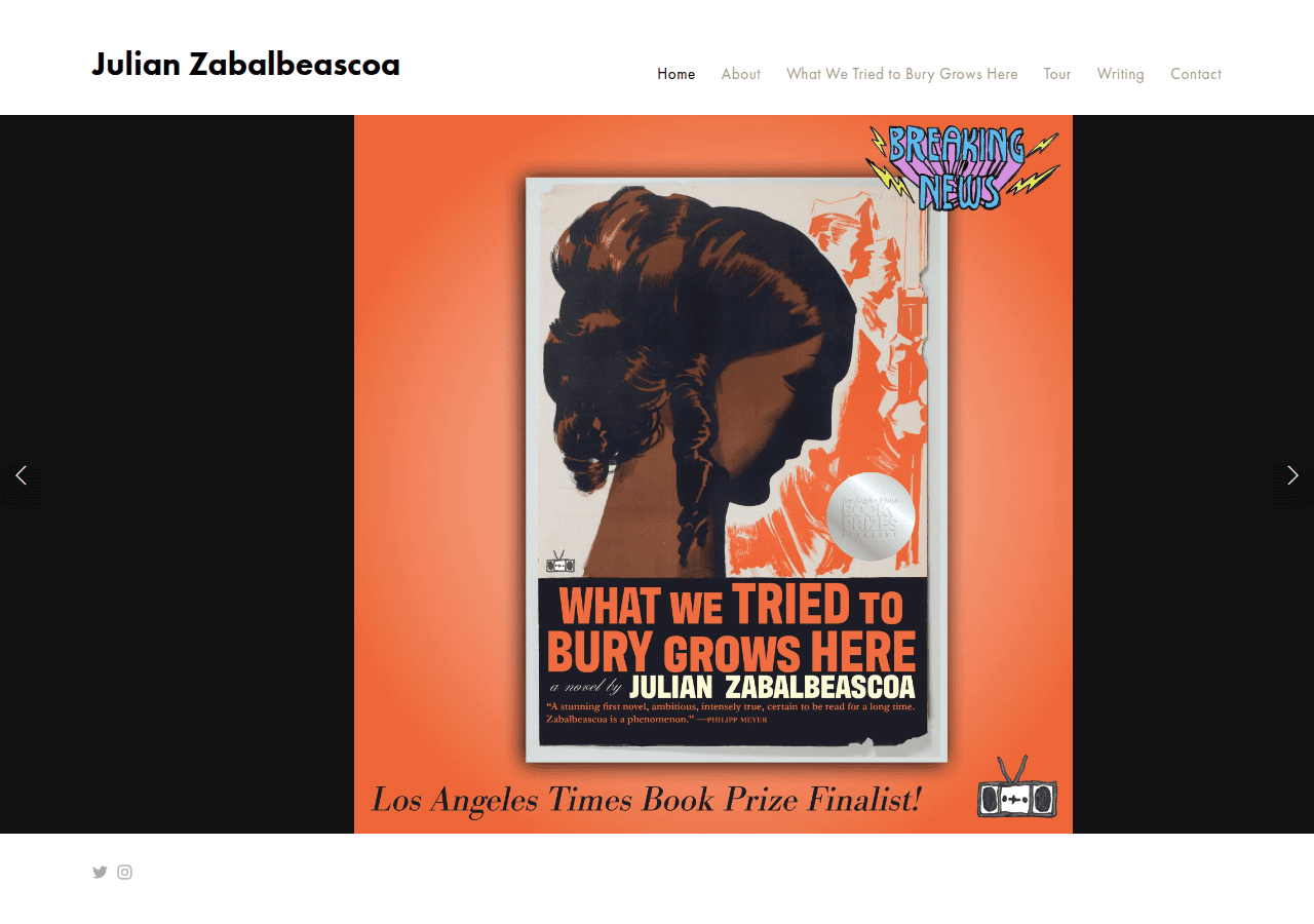Screenshot of julianzabalbeascoa.com