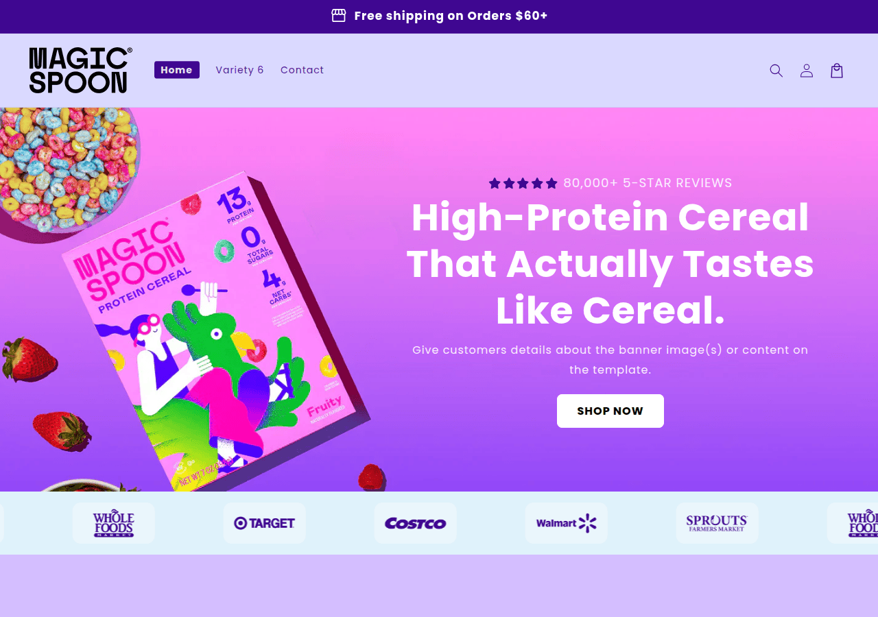 Screenshot of magicspoones.shop