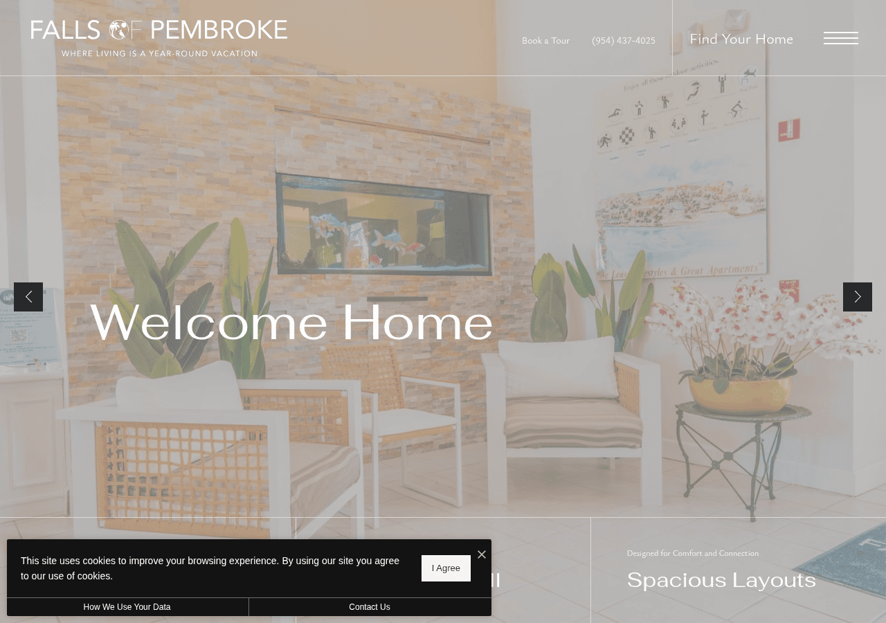 Screenshot of fallsofpembroke.com