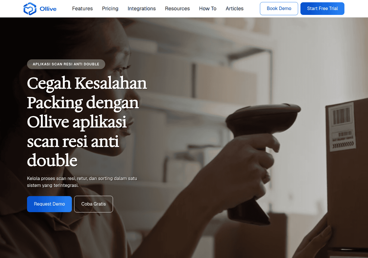 Screenshot of ollive.id