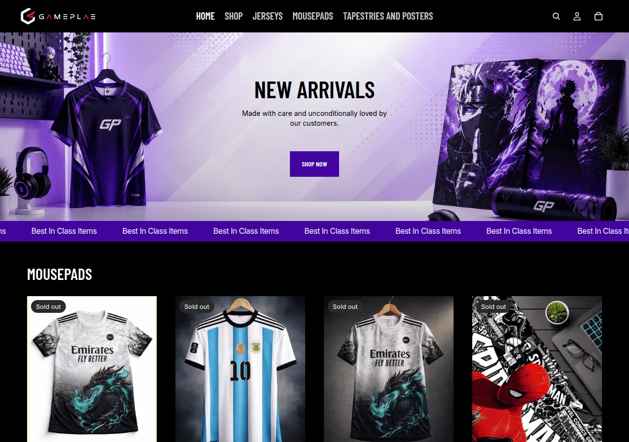 Screenshot of gameplae.com