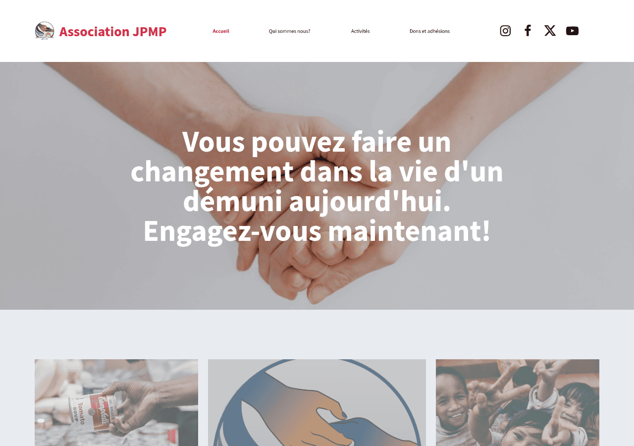 Screenshot of associationjpmp.org