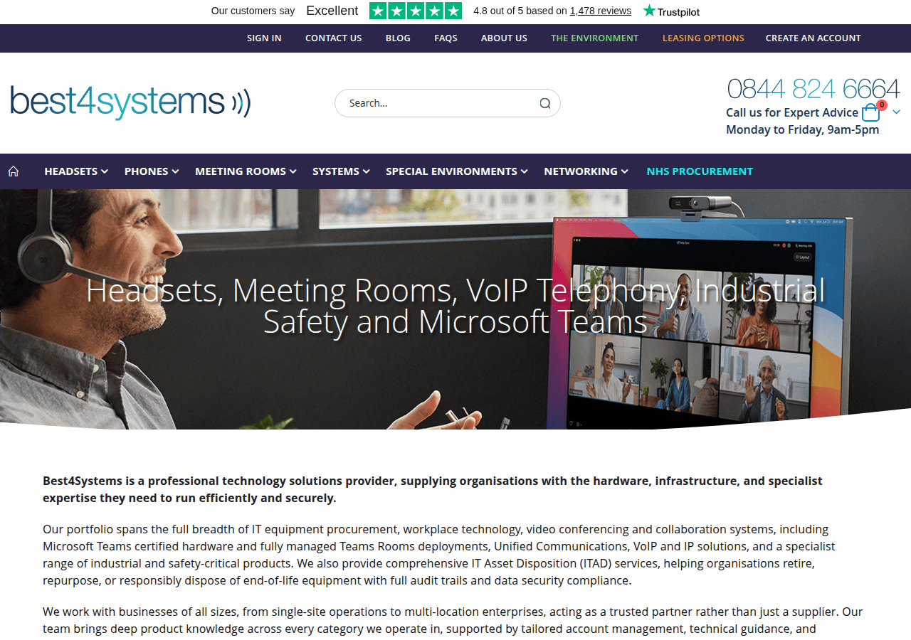 Screenshot of best4systems.co.uk