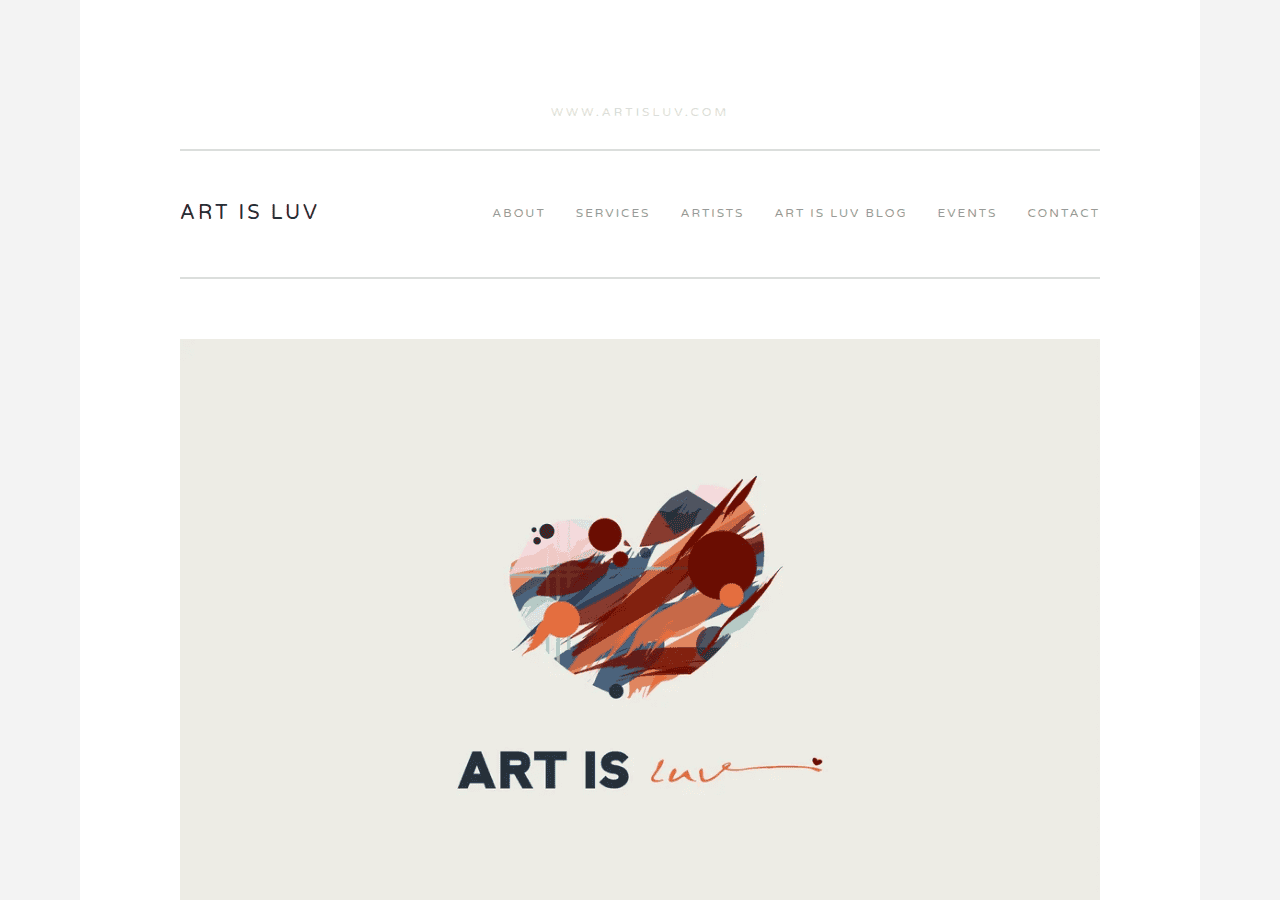 Screenshot of artisluv.com