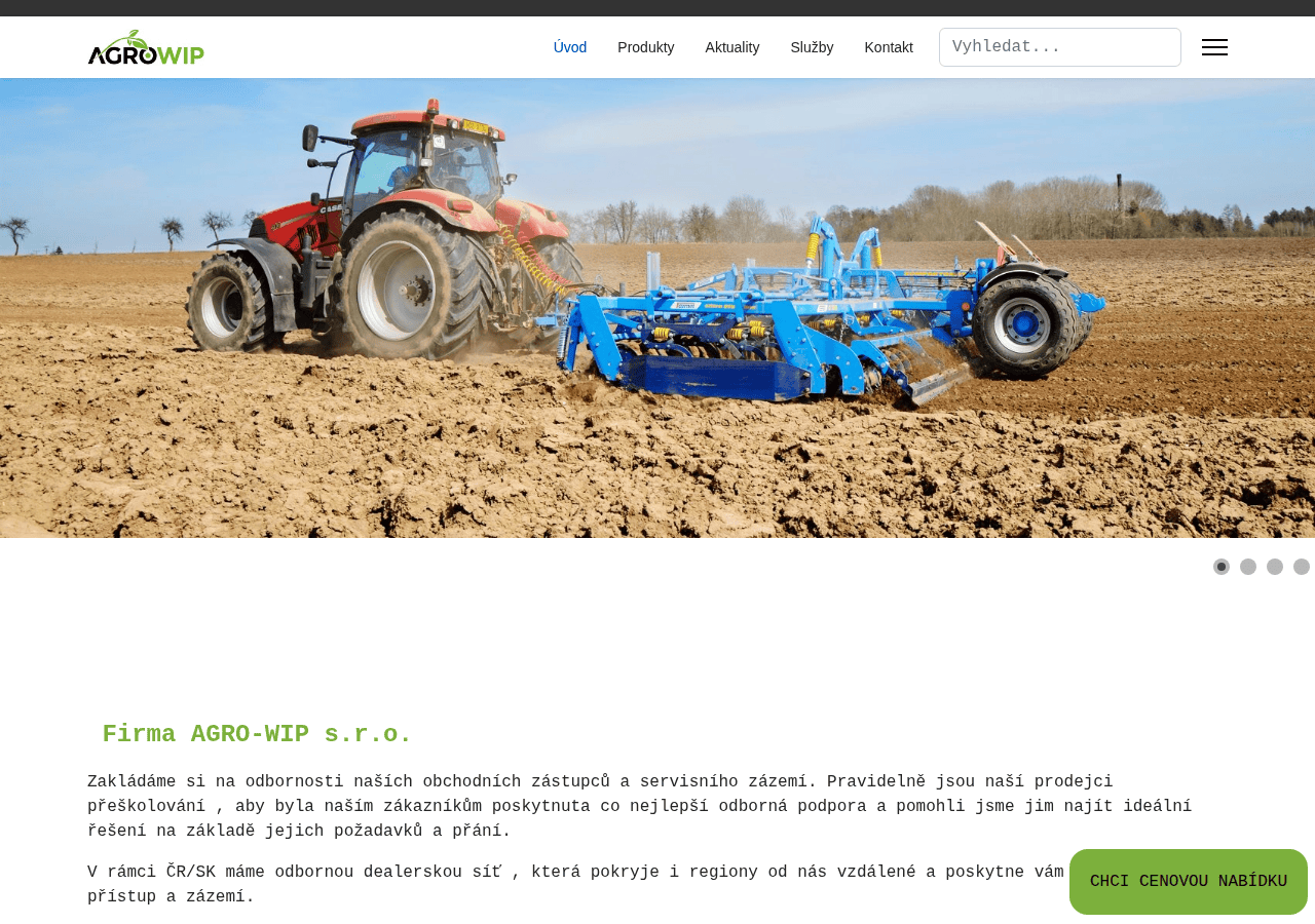 Screenshot of agro-wip.cz