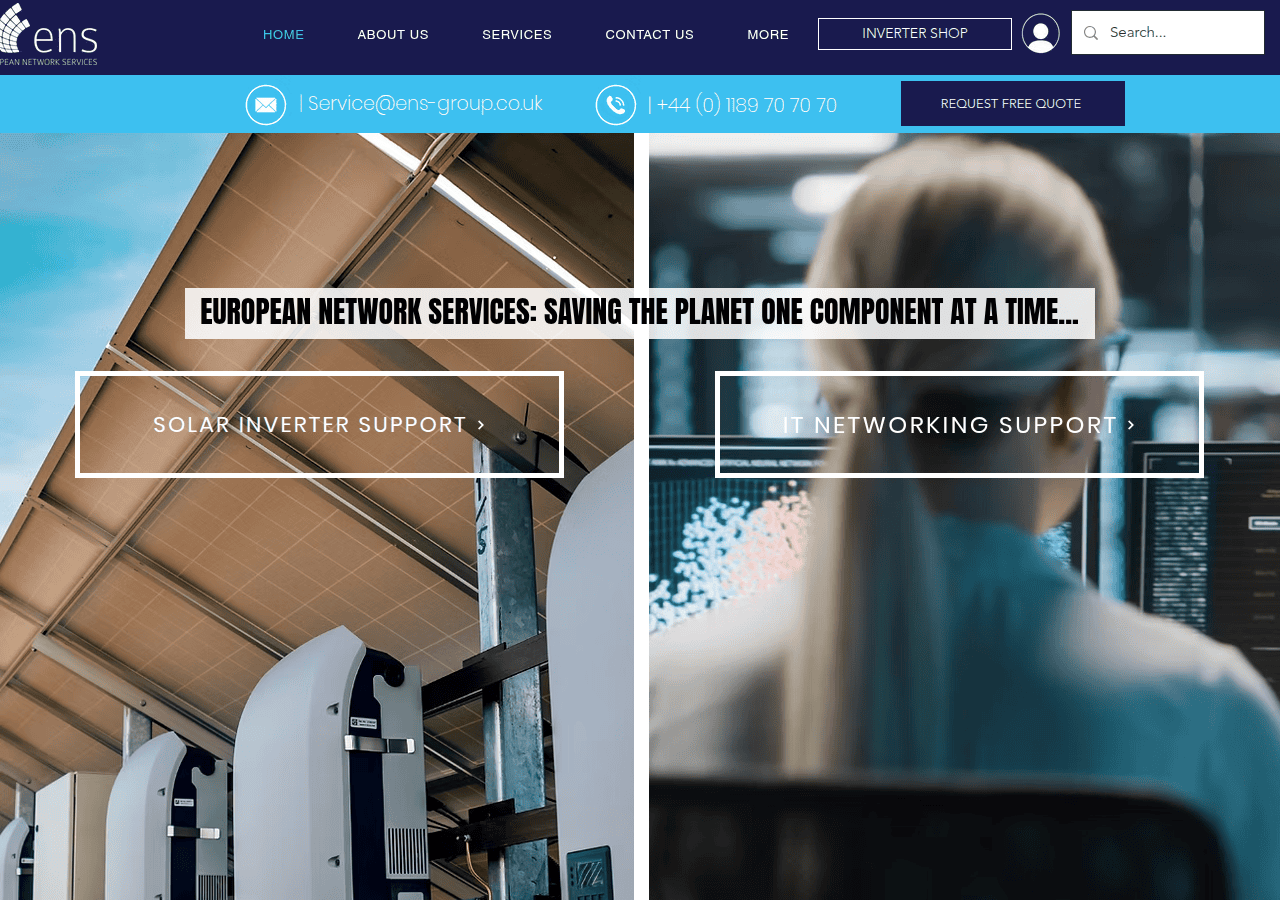 Screenshot of ens-group.eu