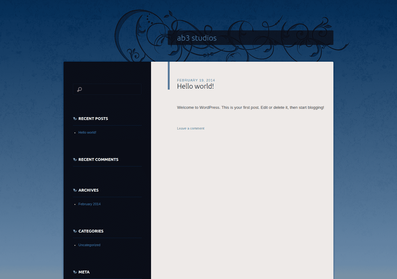 Screenshot of ab3studios.com