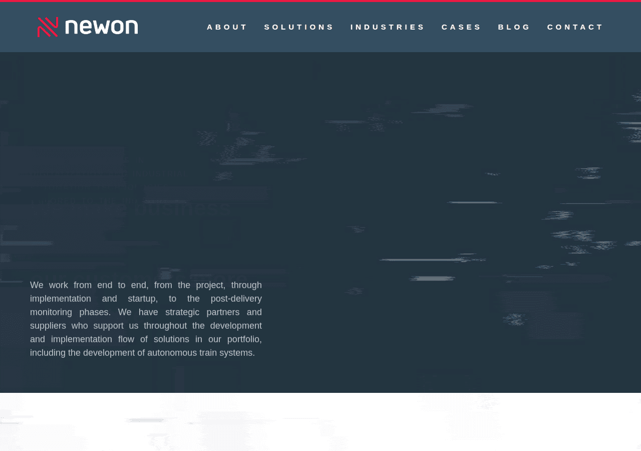 Screenshot of newon.io