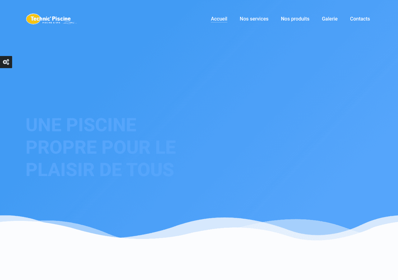 Screenshot of technicpiscine.com