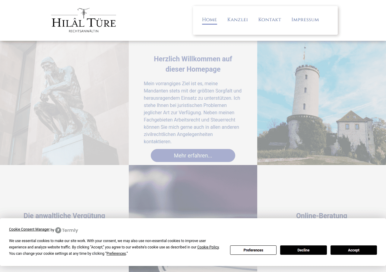 Screenshot of xn--kanzlei-tre-1hb.de