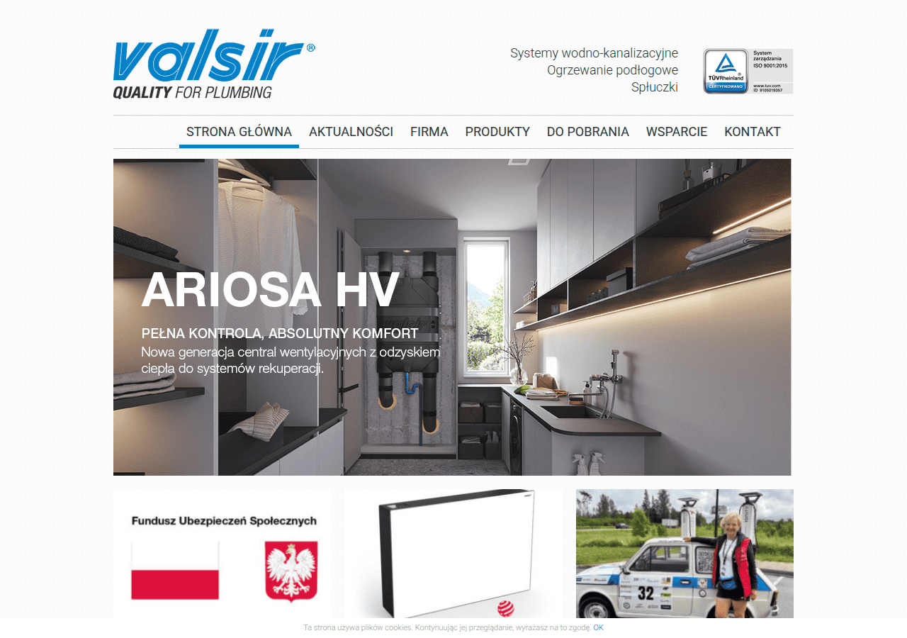 Screenshot of valsir.pl