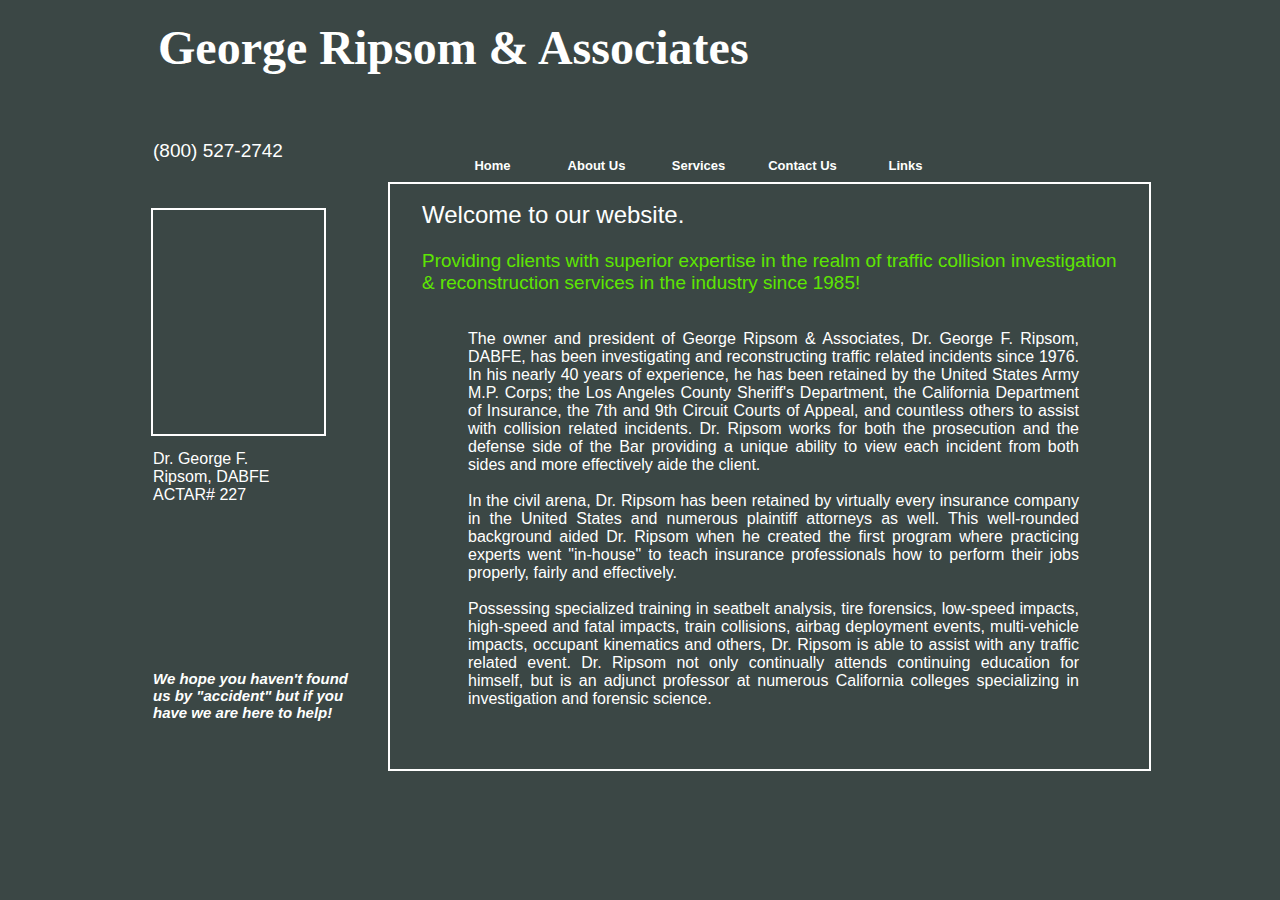 Screenshot of ripsomassociates.com