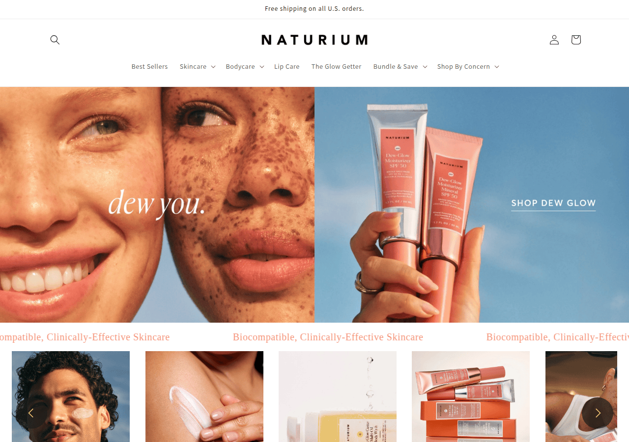 Screenshot of natumrinm.shop