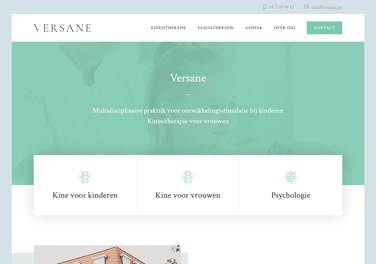Screenshot of versane.be