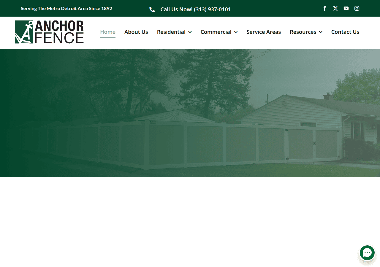 Screenshot of anchorfenceonline.com