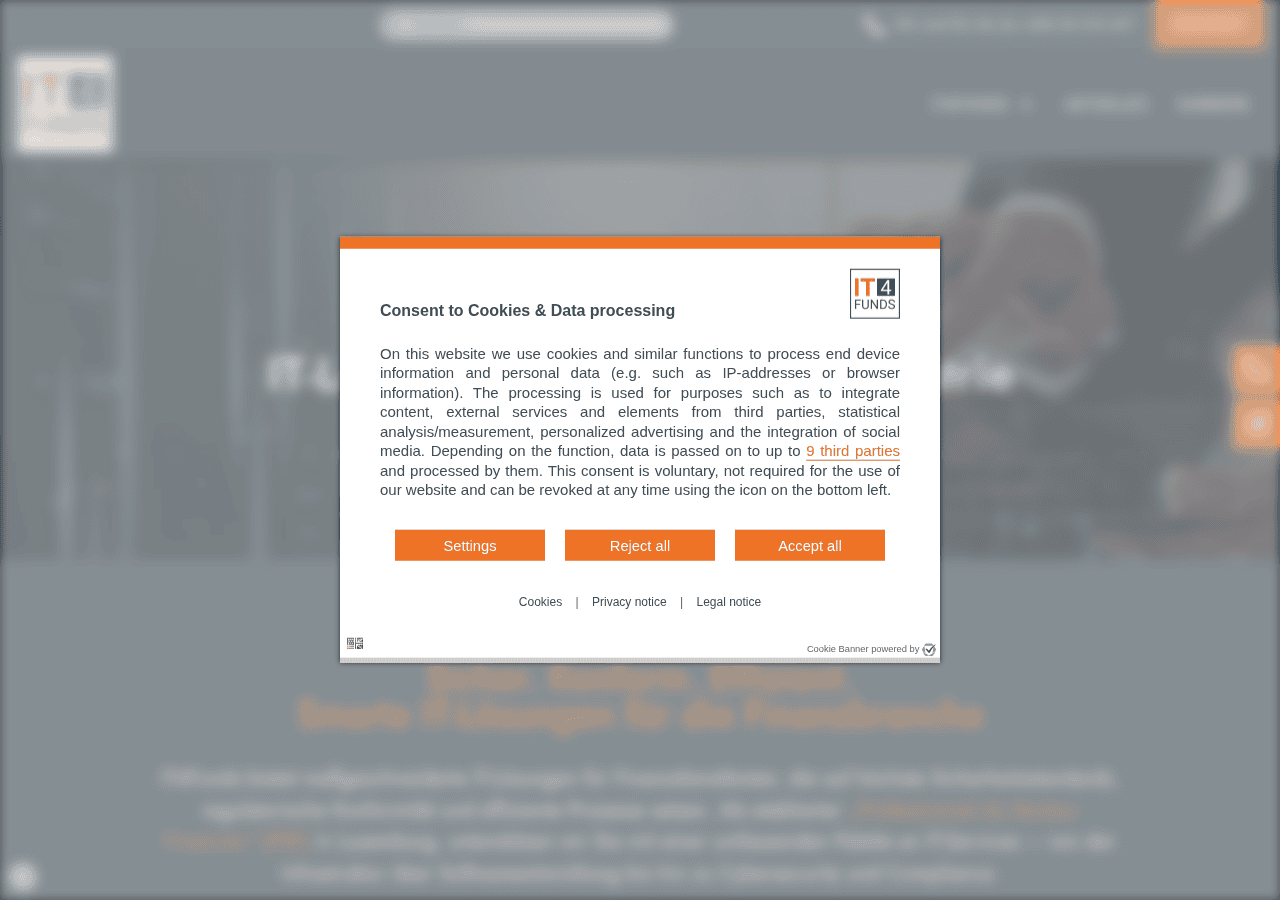 Screenshot of it4funds.com