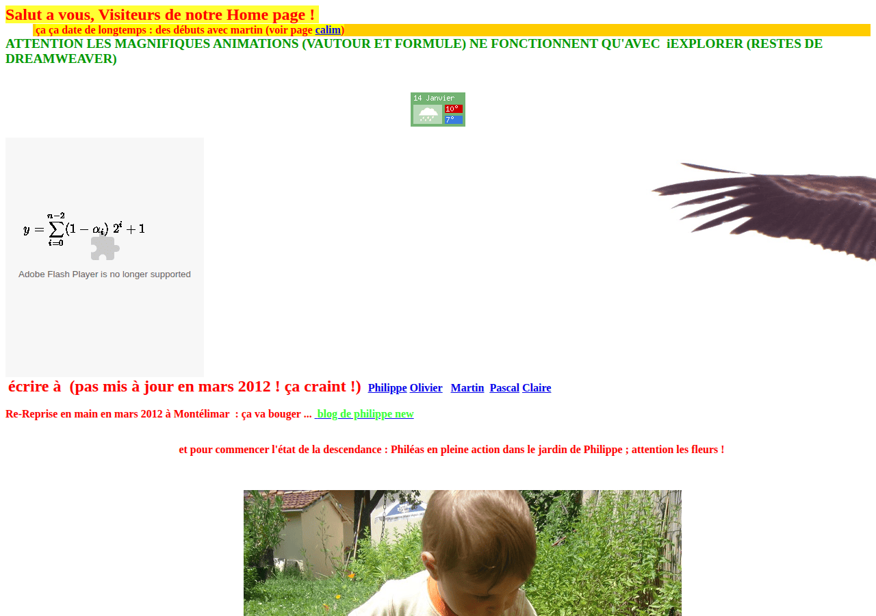 Screenshot of free.fr