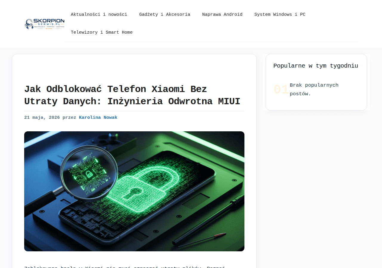 Screenshot of skorpion-serwis.pl