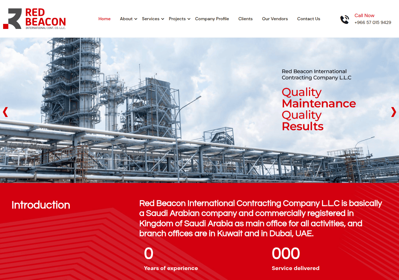 Screenshot of redbeacongcc.com