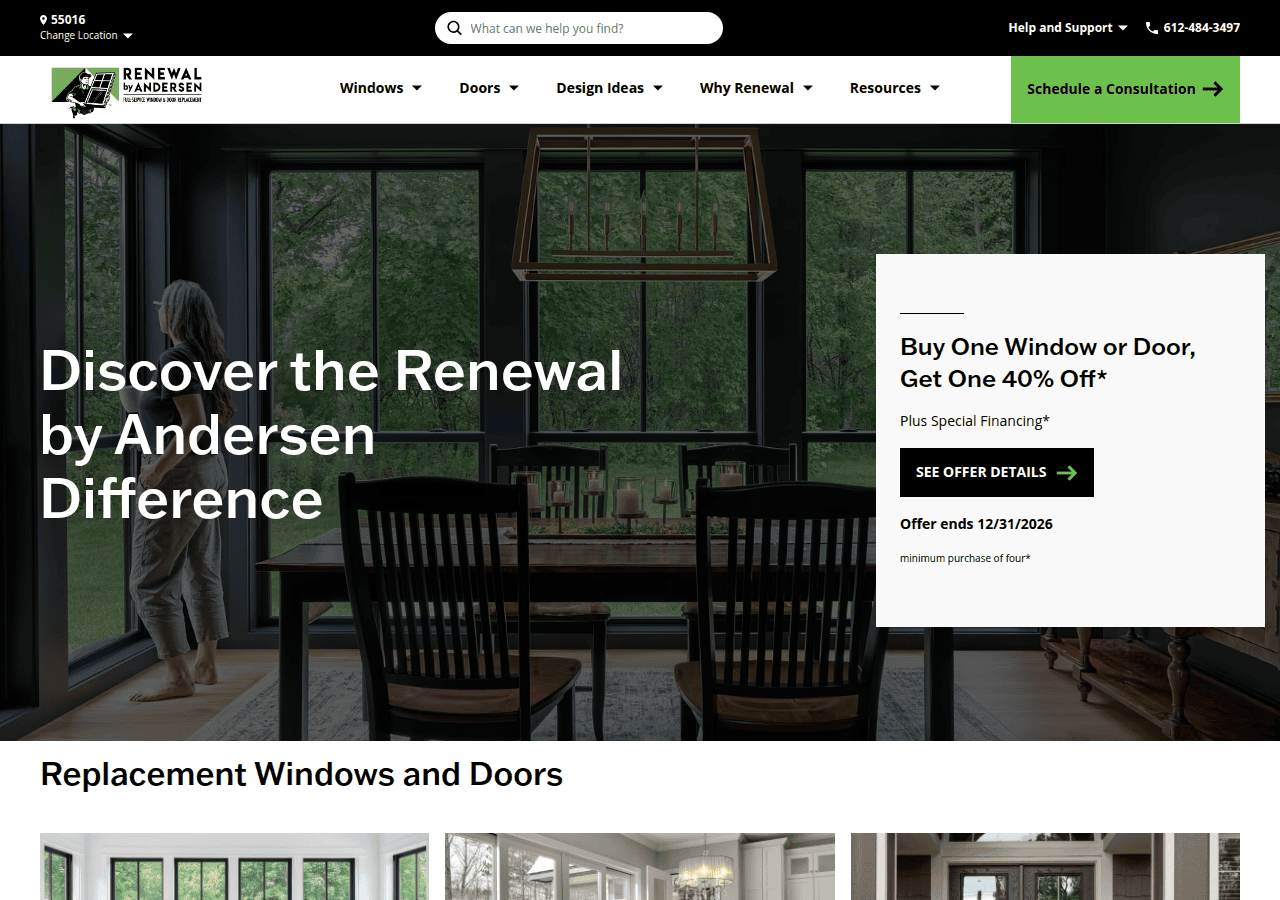 Screenshot of renewalbyandersen.com