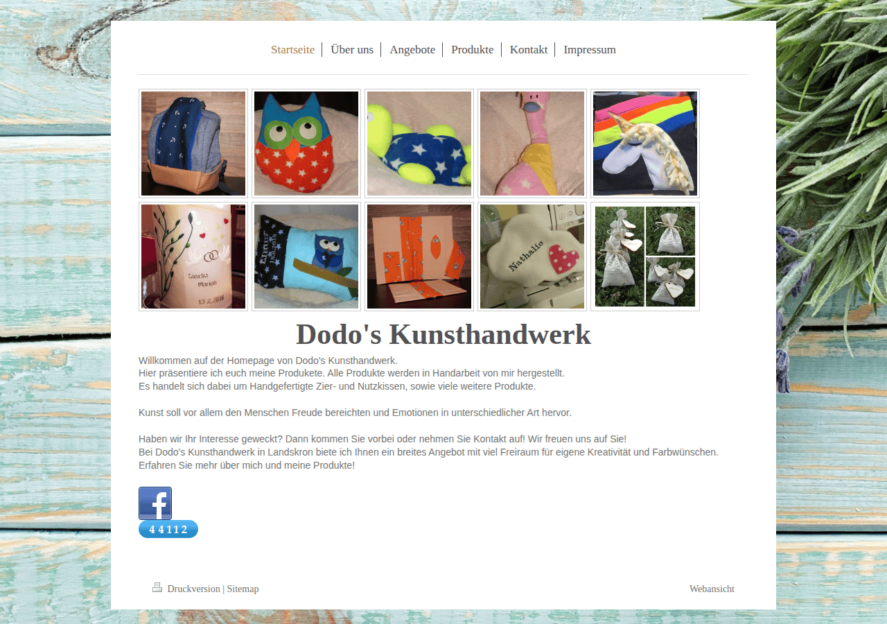 Screenshot of dodos-kunst.at