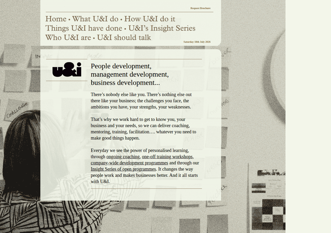 Screenshot of uandiwork.com
