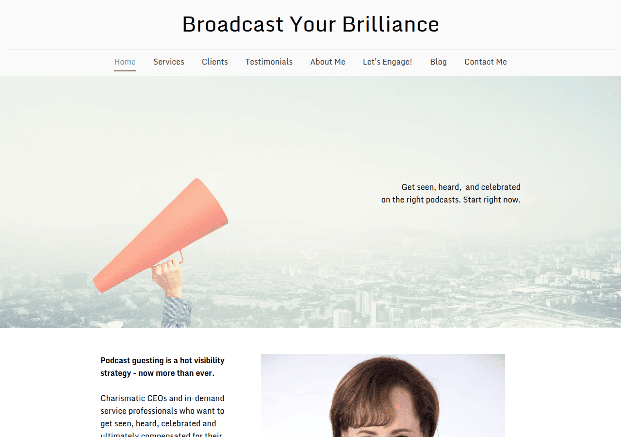 Screenshot of constantcontactsites.com