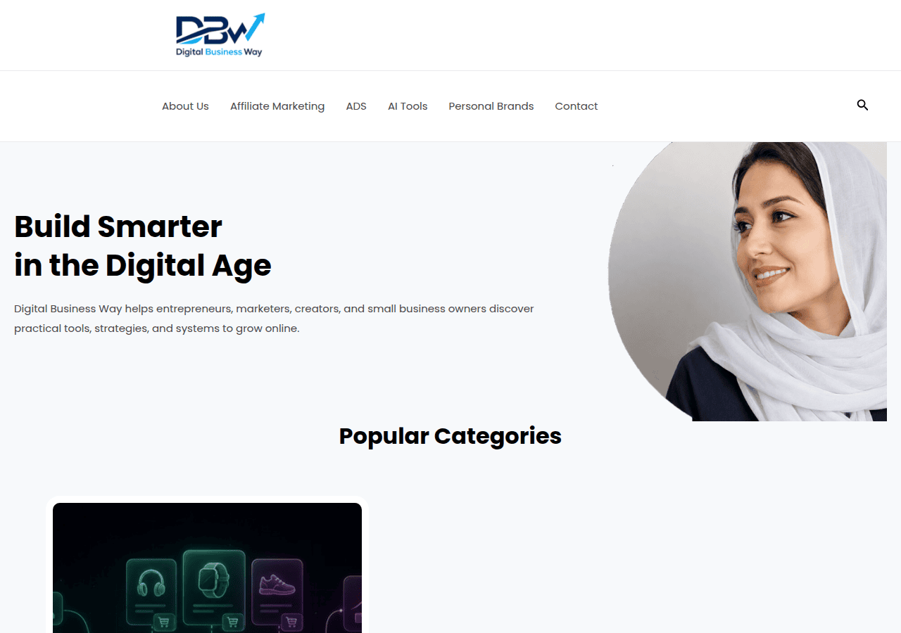 Screenshot of digitalbusinessway.com