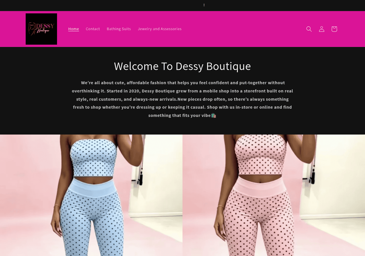 Screenshot of dessyboutique.com