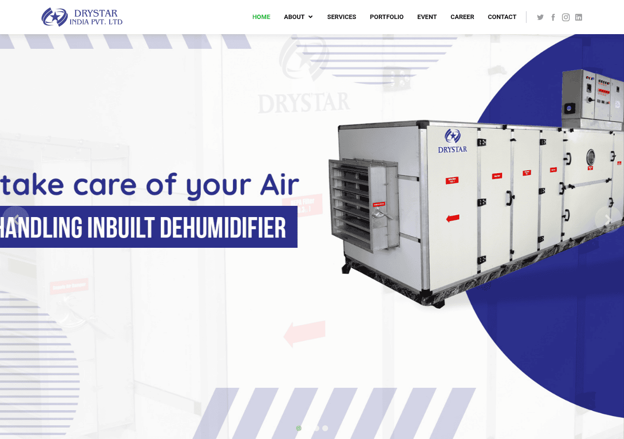 Screenshot of dryrotor.com