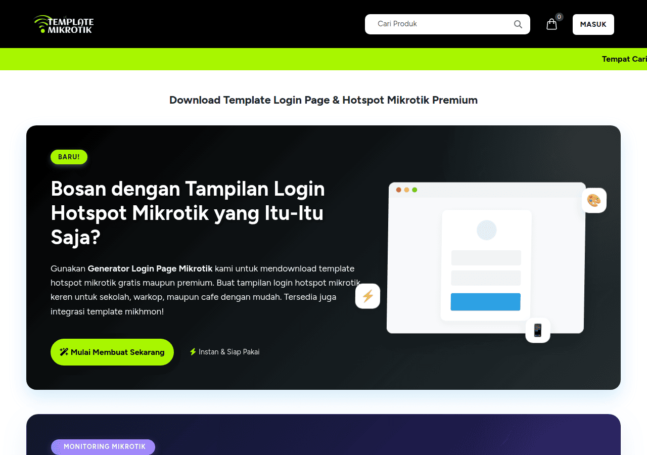 Screenshot of templatemikrotik.id