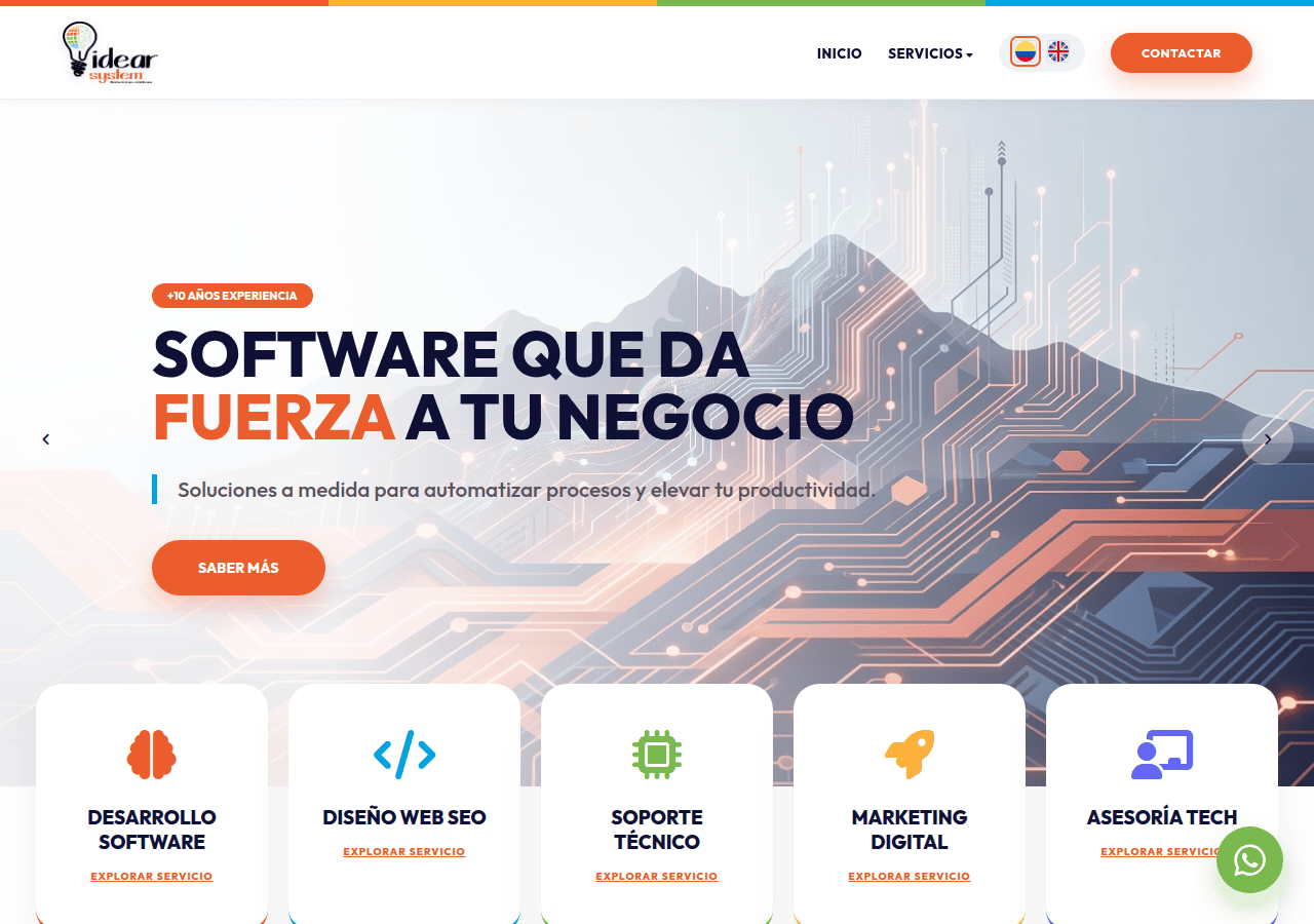 Screenshot of idearsystem.com